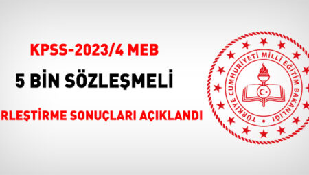 KPSS-2023/4 yerleştirme sonuçları açıklandı